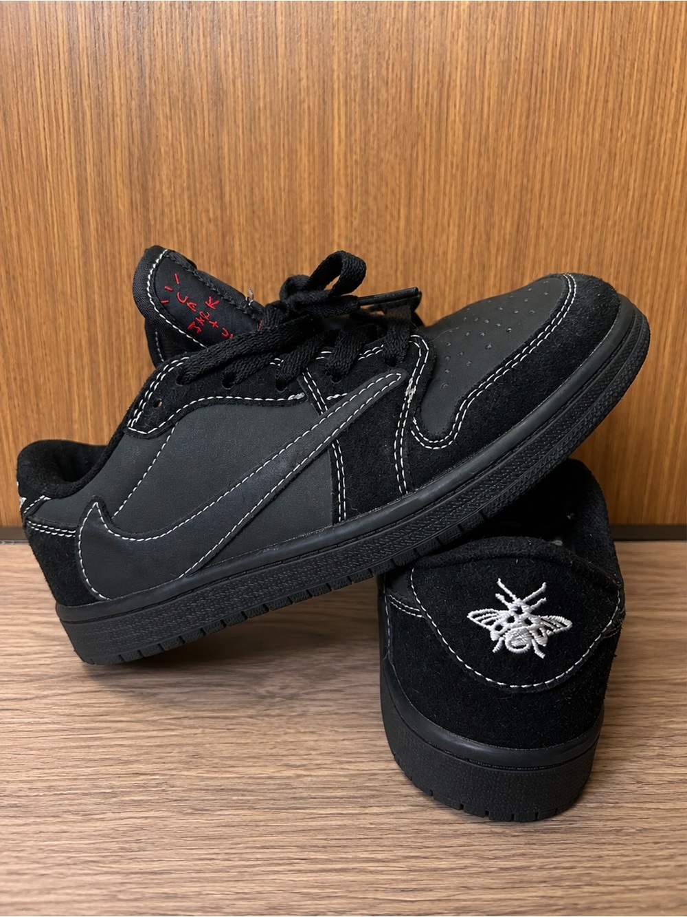 Travis Scott x Air Jordan 1 Low Black Phantom – Size 2Y